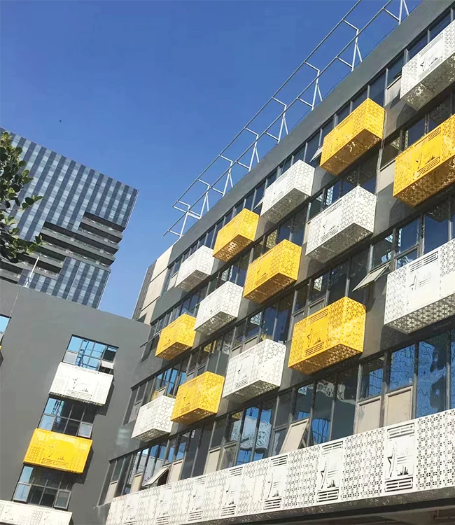 Revêtement de façade en aluminium de style européen