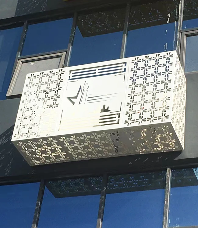 Revêtement de façade en aluminium de conception moderne