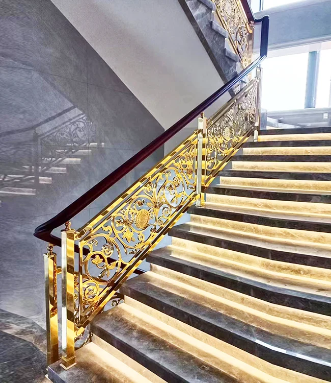 Rampe d'escalier de style moderne